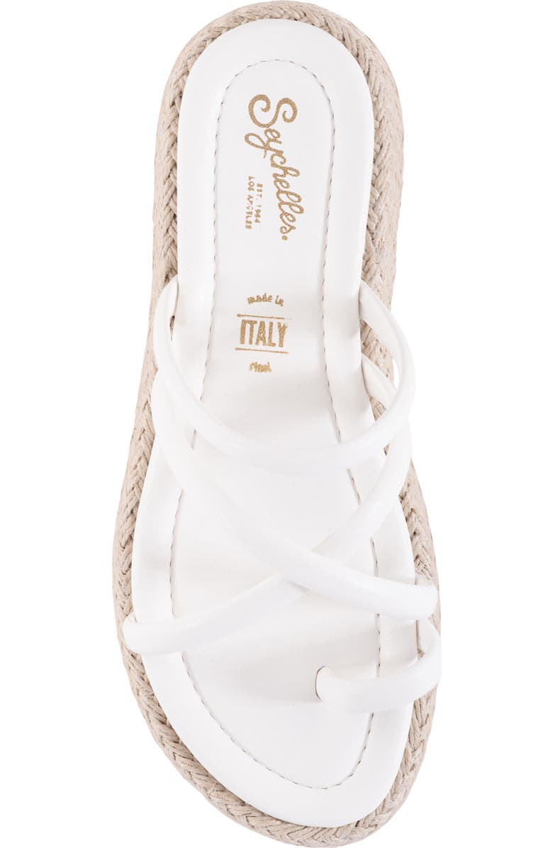 Seychelles Rule The World Platform Wedge Sandal, Alternate, color, White