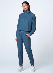 Lucky in Love Renew 1/4 Zip Heather Long Sleeve