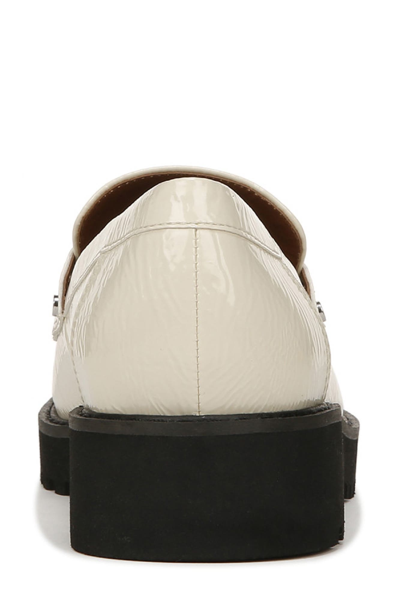 Franco Sarto Cassandra Patent Lug Sole Penny Loafer, Alternate, color, Putty