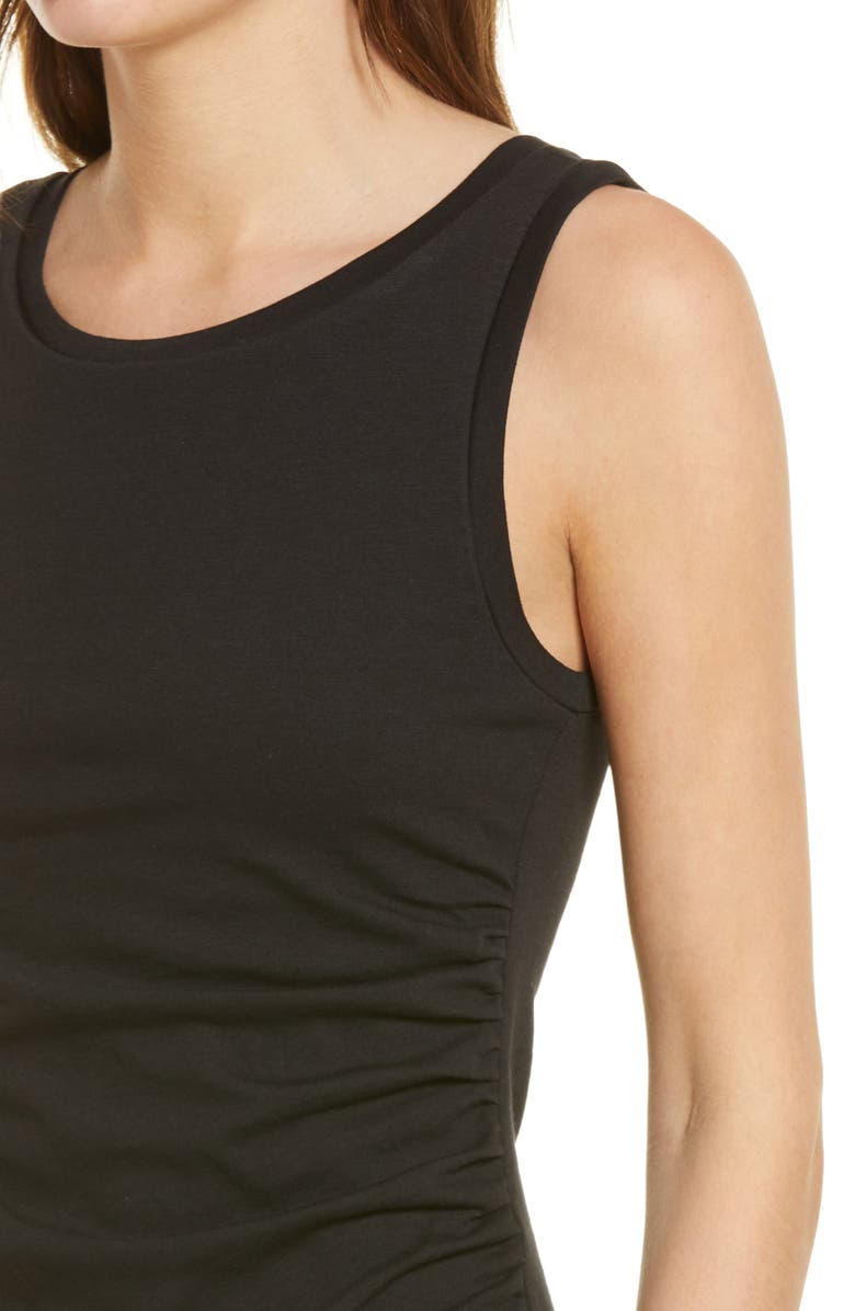 Treasure & Bond Ruched Side Sleeveless Dress, Alternate, color,