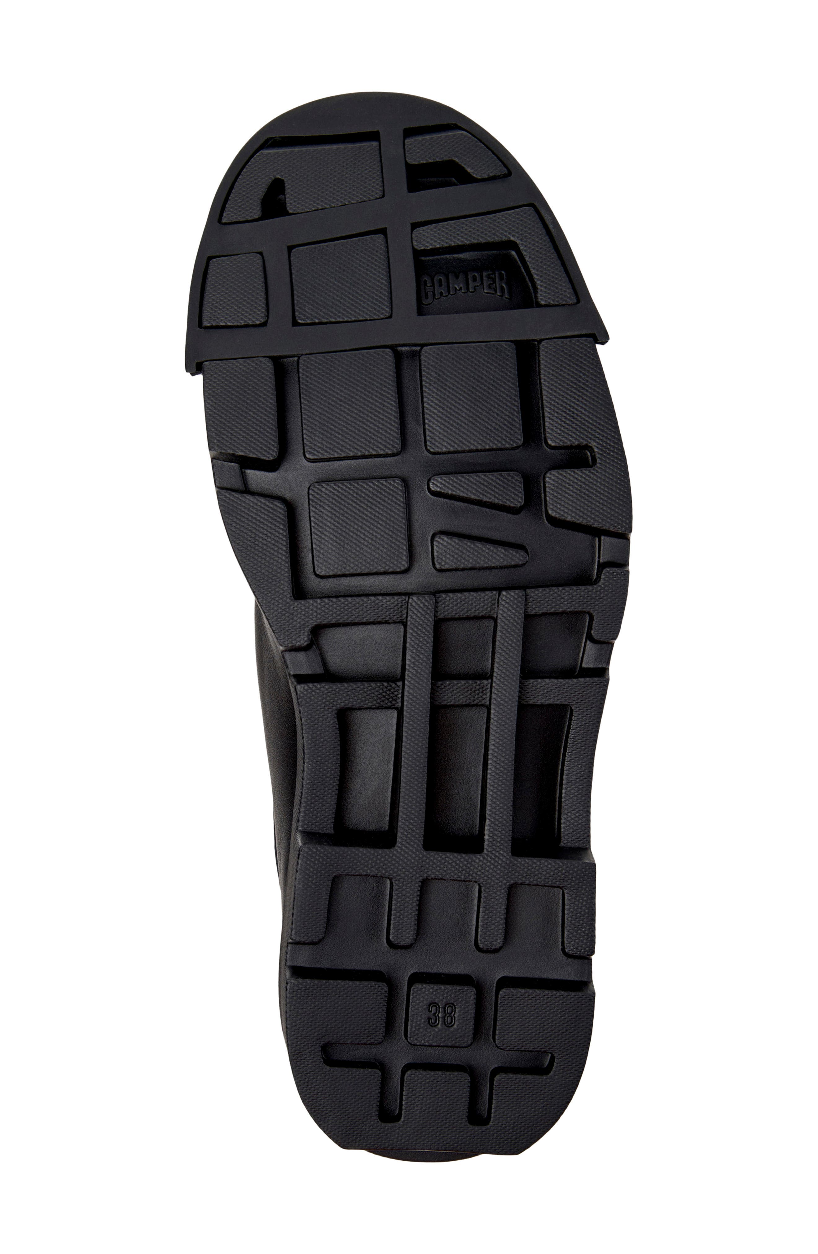 Camper Junction Cap Toe Penny Loafer, Alternate, color, Black Black