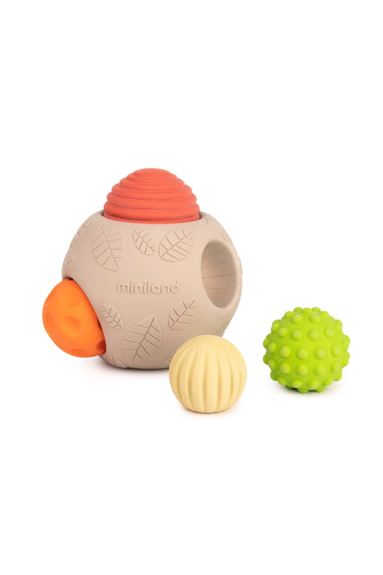 Eco Big Sensory Ball, Main, color, Beige Multi