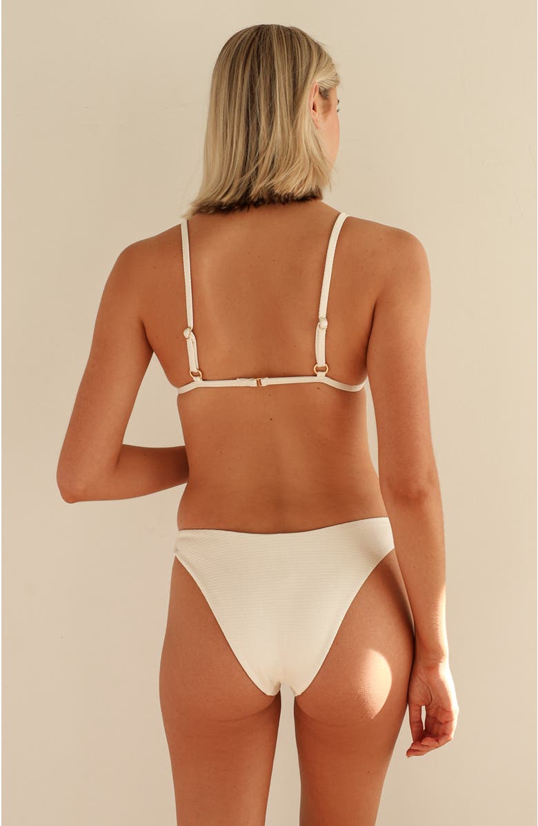 Dippin Daisys Remi Triangle Bikini Top, Alternate, color, Dove