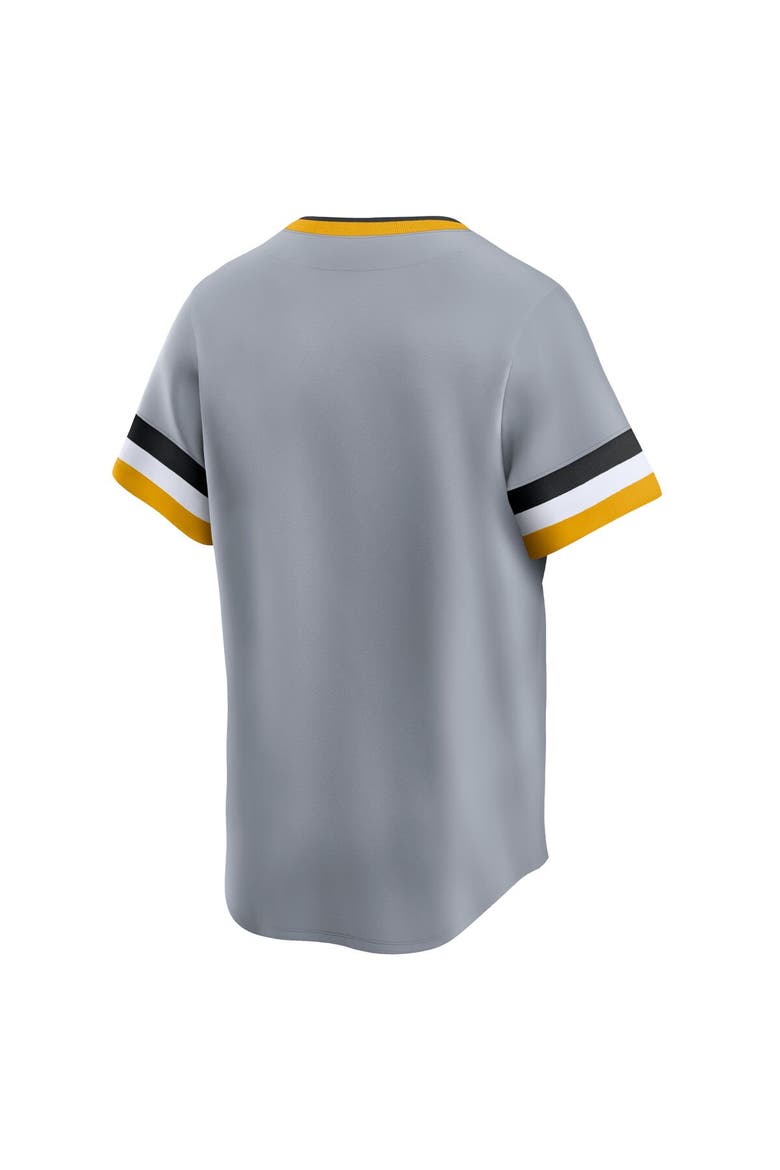 Men's Nike Gray Pittsburgh Pirates Cooperstown Collection Limited Jersey, Alternate, color, Gray