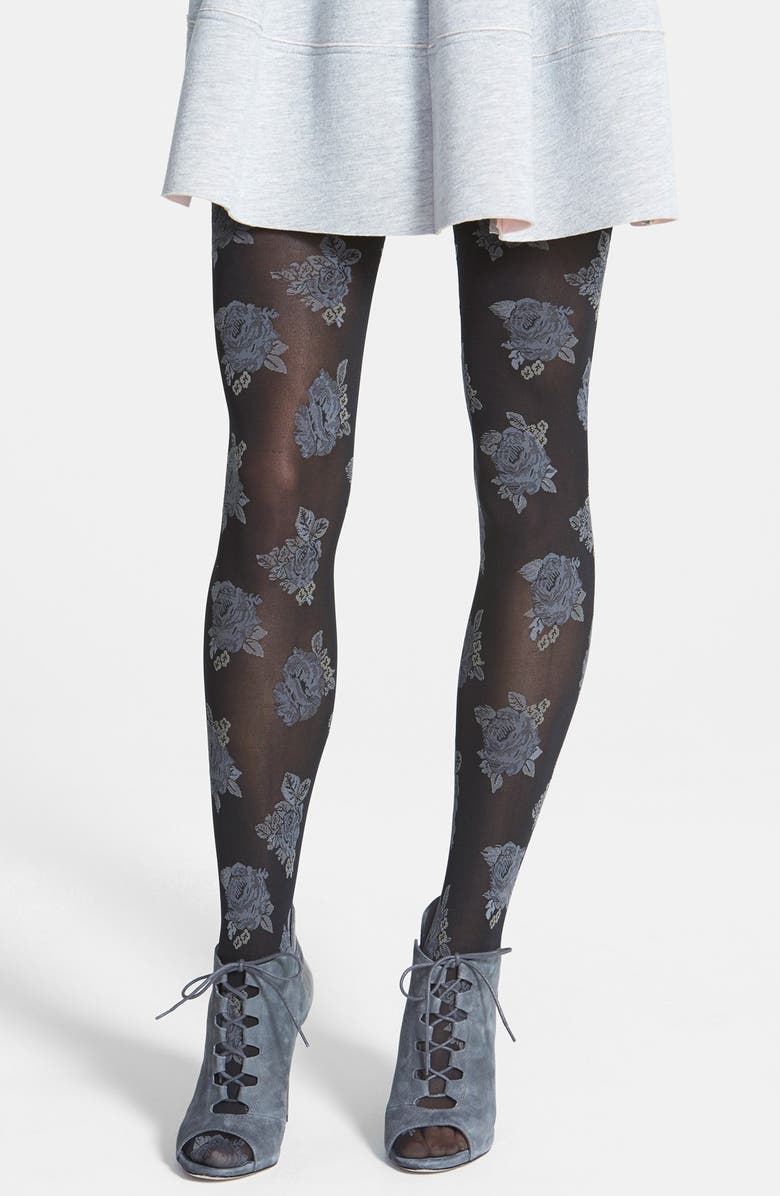Hue 'Country Club Rose' Tights, Main, color,