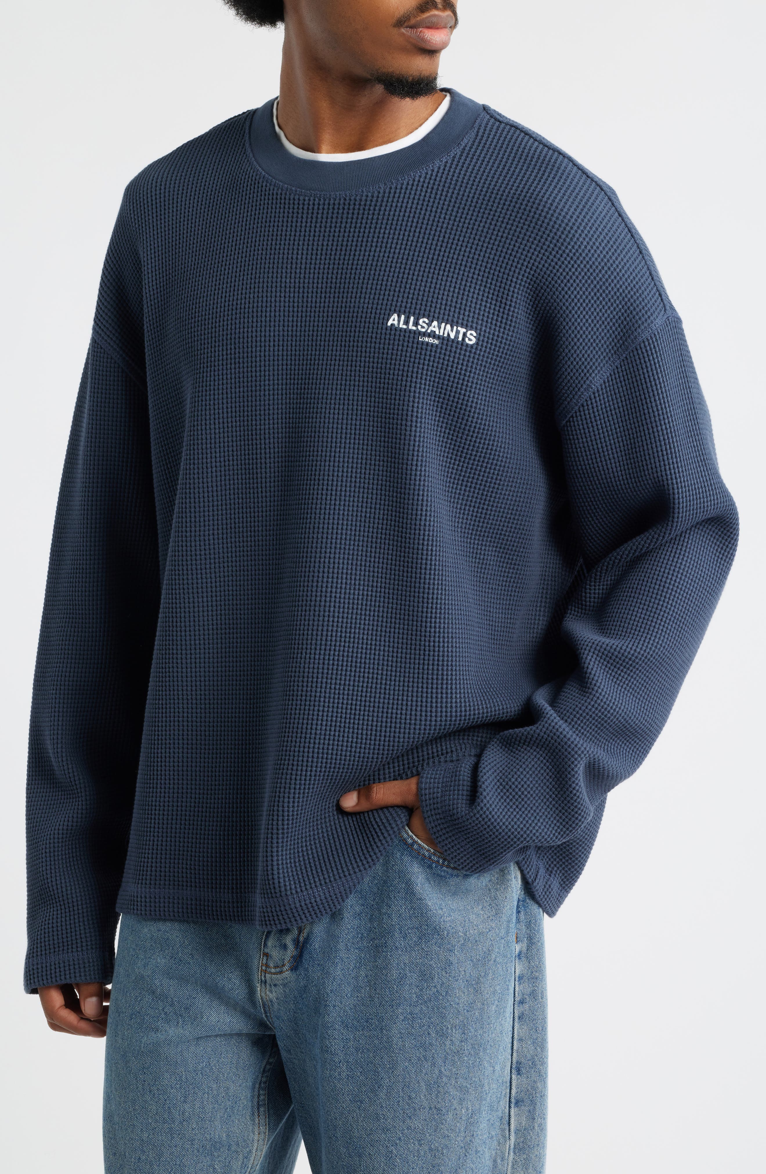 Sect Waffle Knit Sweatshirt (Men) | Nordstrom
