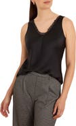 NIC+ZOE Day Gloss Lace Trim Tank