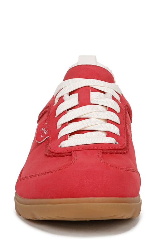 Ryka Women's Effortless Lace Up Court Sneakers In Red Salsa