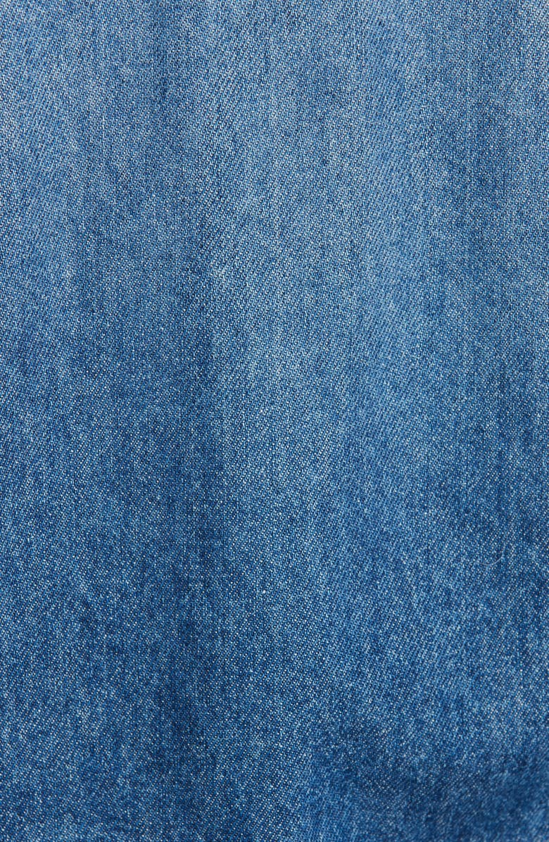 Veronica Beard Cara Distressed Denim Jacket, Alternate, color,