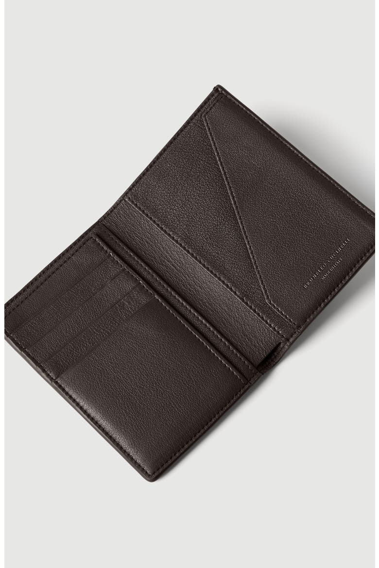 Smooth calfskin passport holder, Alternate, color, Brown