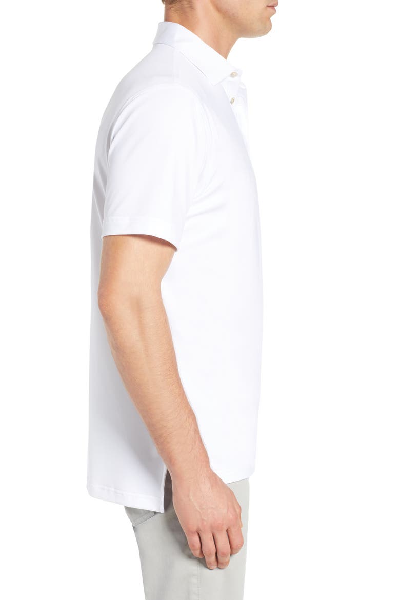 Sean Regular Fit Stretch Jersey Polo, Alternate, color, WHITE