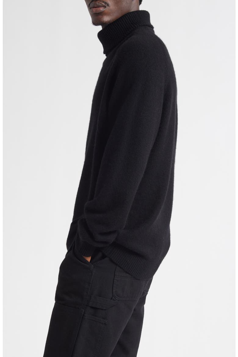 BF Cashmere & Wool Turtleneck Sweater, Alternate, color, BLACK