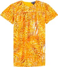 Vilebrequin Kids' Palm Leaves Printed Terry Dress