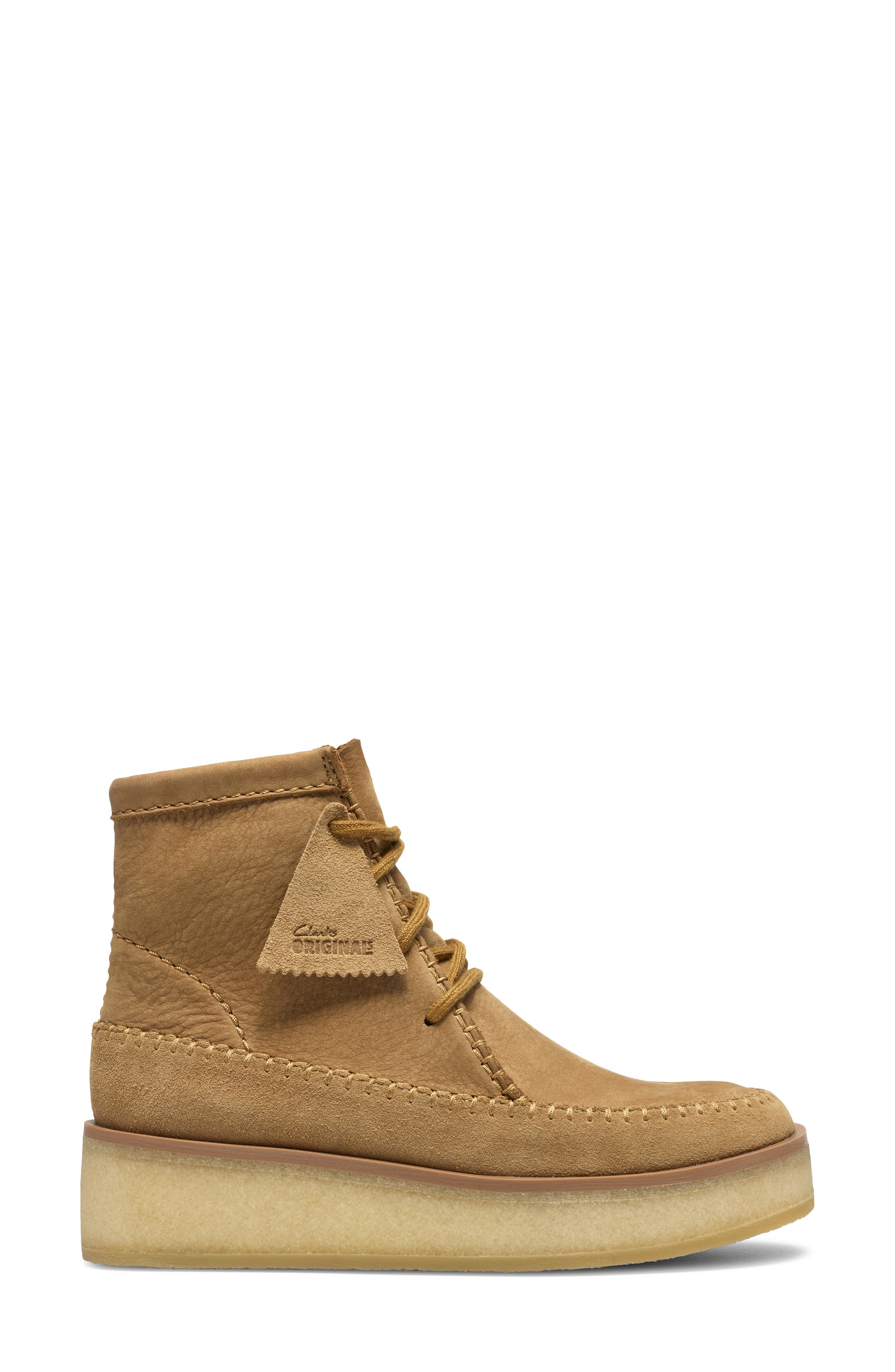 Weaver Craft Leather Bootie, Alternate, color, TAN NUBUCK