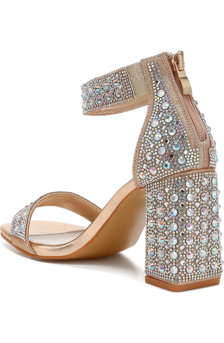 LONDON RAG Cady Embellished Sandal, Alternate, color, Rose Gold