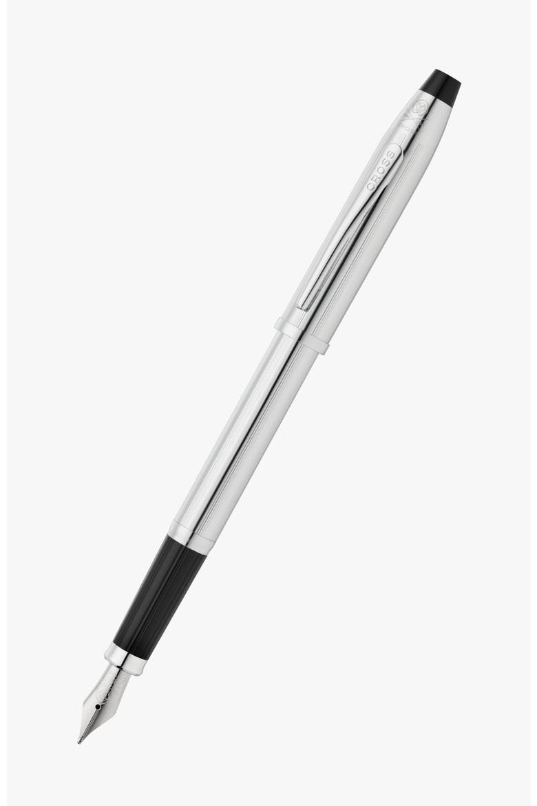 Century II Fine Nib Fountain Pen, Main, color, Chrome