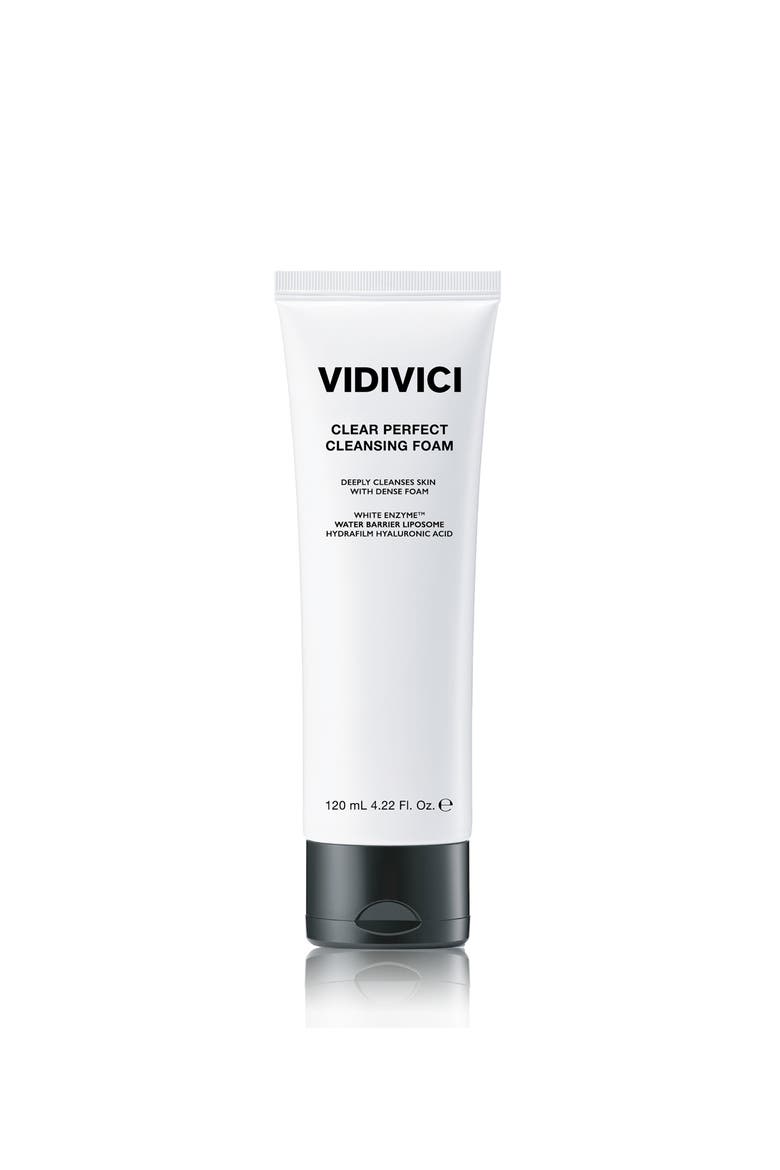 Face Clear Perfect Cleansing Foam, Main, color, White