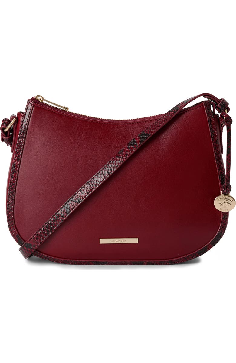 Brahmin Shayna Leather Crossbody Bag, Main, color,