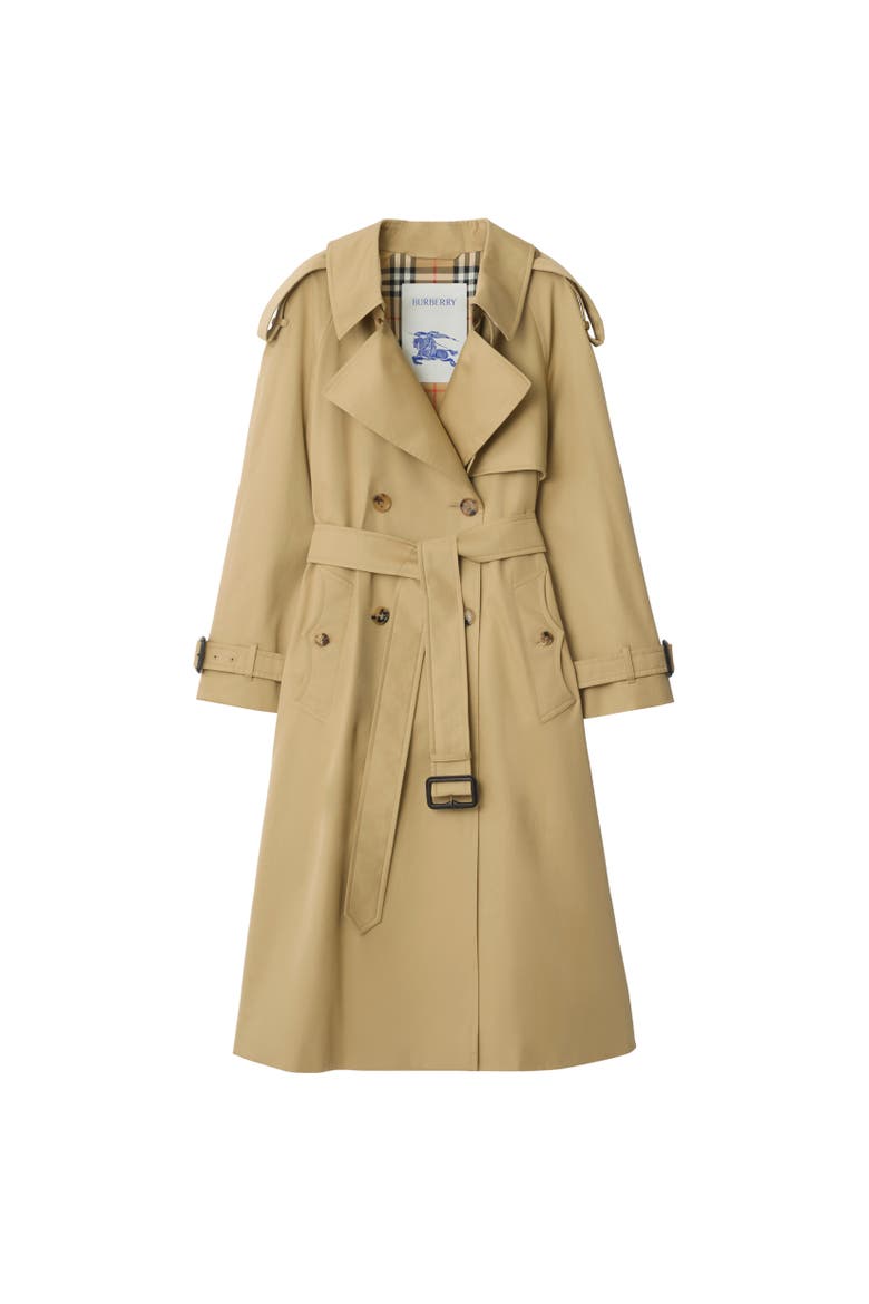 Burberry Long Gabardine Fitzrovia Trench Coat (Women) | Nordstrom