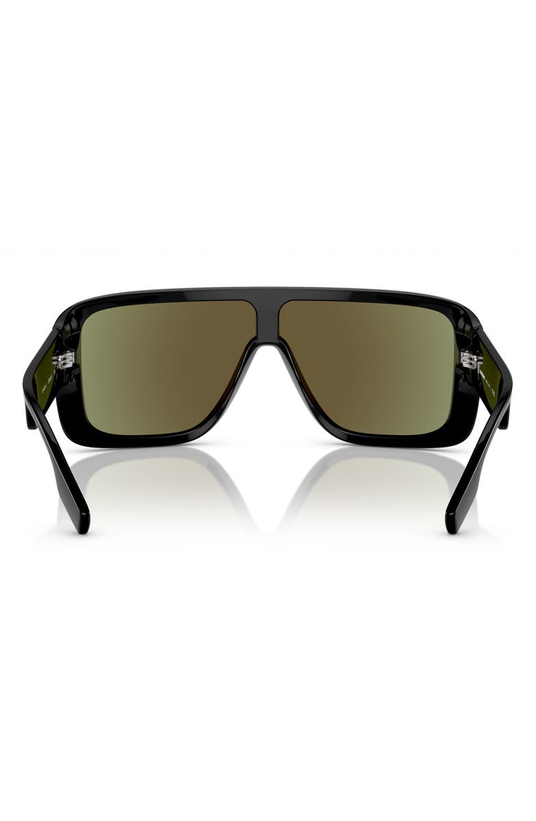 Burberry 30mm Mirrored Rectangular Sunglasses, Alternate, color,