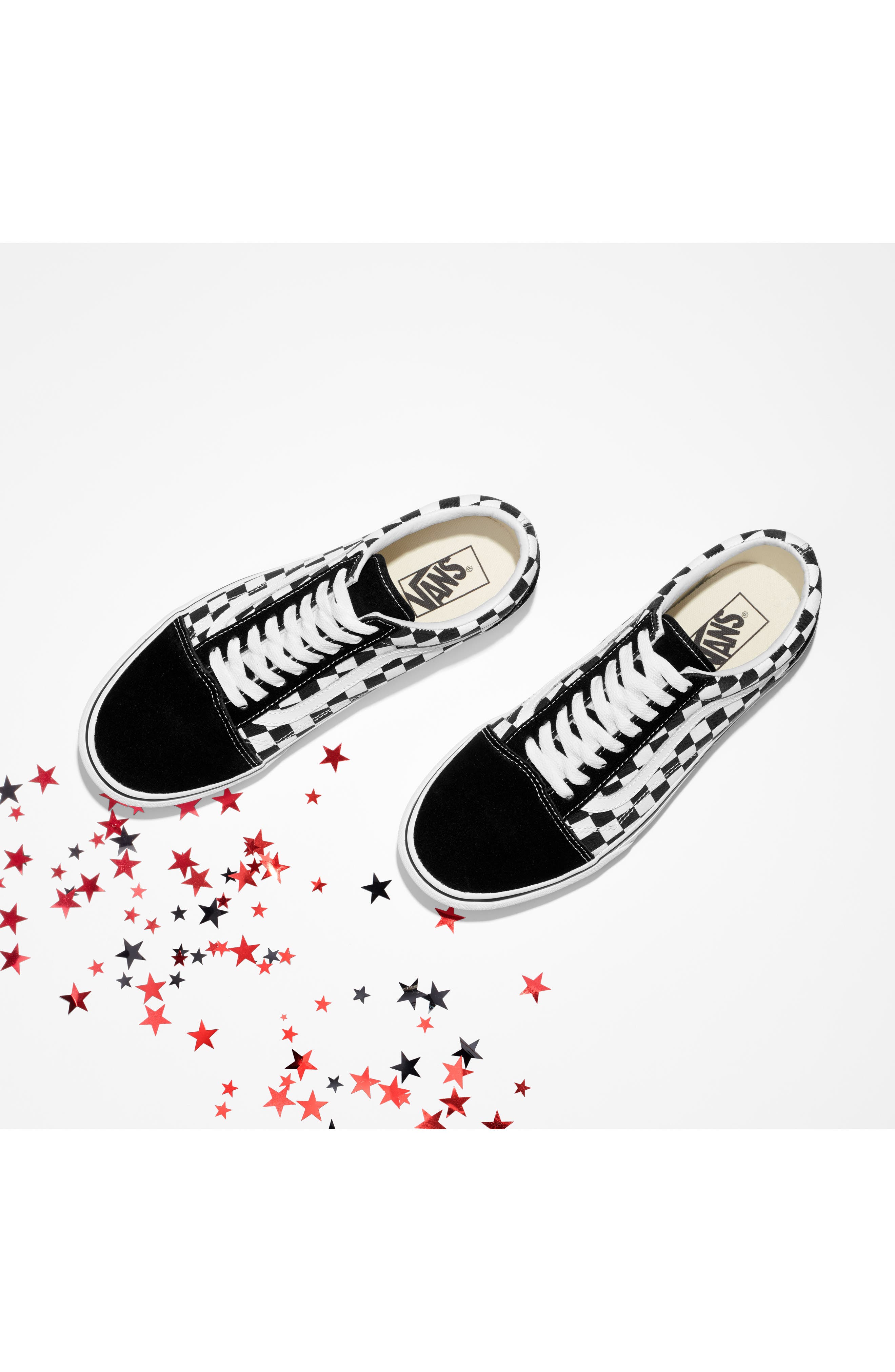 Old Skool Platform Sneaker, Alternate, color, OFF THE WALL TRUE WHITE