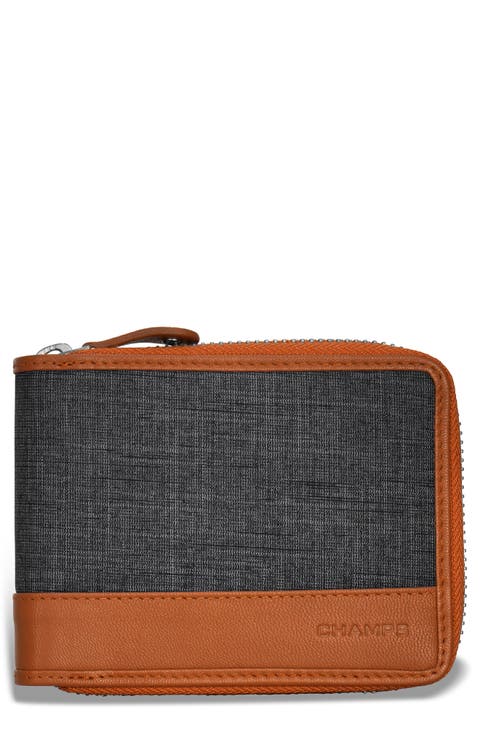 Zip Around Bifold Wallet