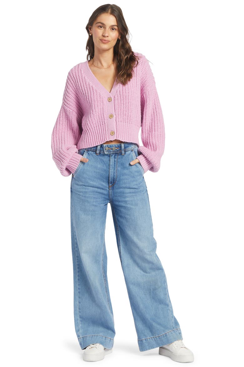 Sundaze Crop Cardigan, Alternate, color, PIROUETTE