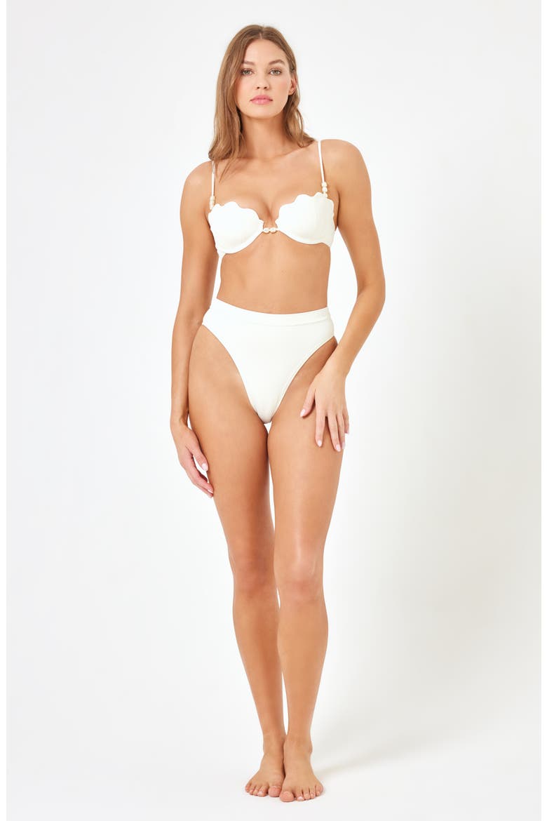 Frenchi Bitsy Bikini Bottoms, Alternate, color, CREAM