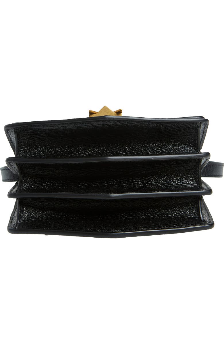 Alaïa Small Le Papa Leather Crossbody Bag, Alternate, color,