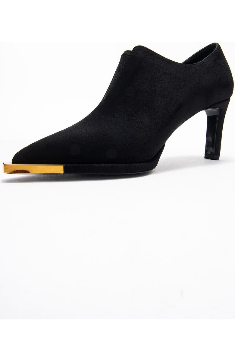 Prologue Shoes Niva Pointed Toe Pump, Alternate, color, Black Suede