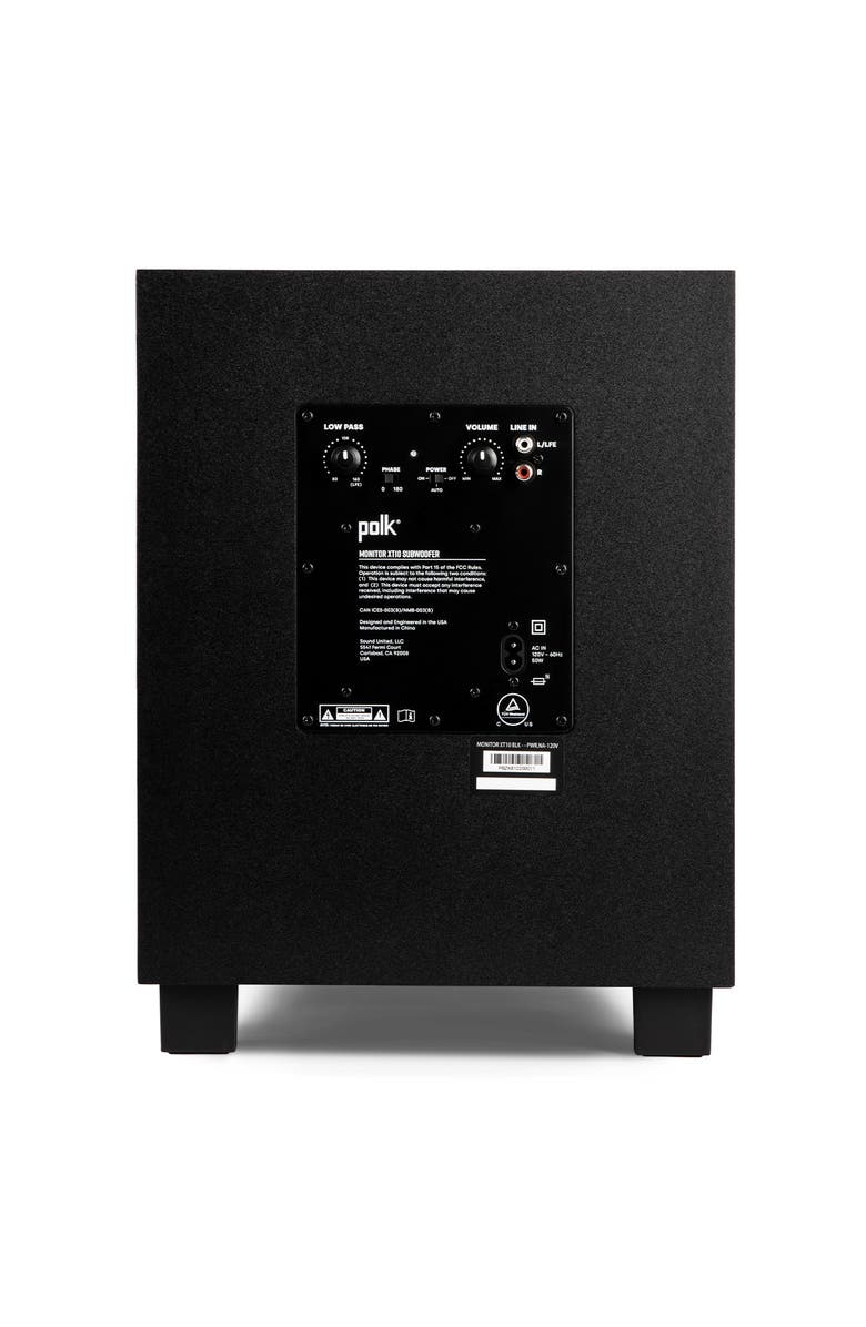 Polk Audio Monitor XT10 10" Powered Subwoofer, Alternate, color,