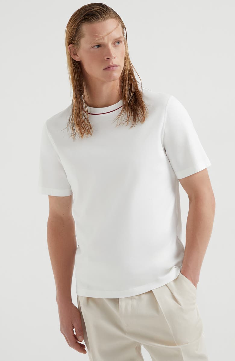 Brunello Cucinelli Jersey T-shirt, Alternate, color, 