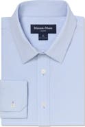 Mizzen+Main Men's Leeward Trim Fit Solid Performance Button-Up Shirt