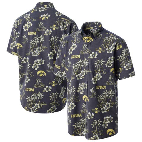 Men
s Reyn Spooner Black Iowa Hawkeyes Classic Button-Up Shirt