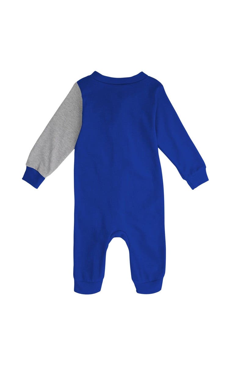Outerstuff Infant Royal/Heather Gray Kentucky Wildcats Halftime Two-Tone Sleeper, Alternate, color,