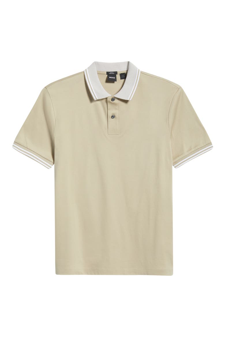 Phillipson Tipped Cotton Polo, Alternate, color, OPEN BEIGE