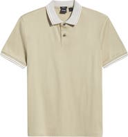 BOSS Phillipson Tipped Cotton Polo