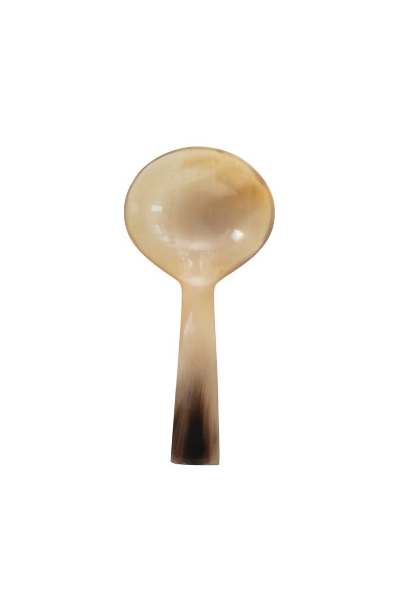 Storied Home Horn Spoon, Main, color, Natural