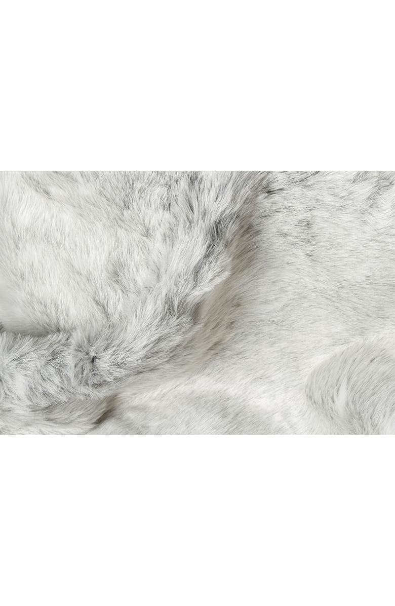 LUXE Faux Cowhide Rug - Grey, Alternate, color, 
