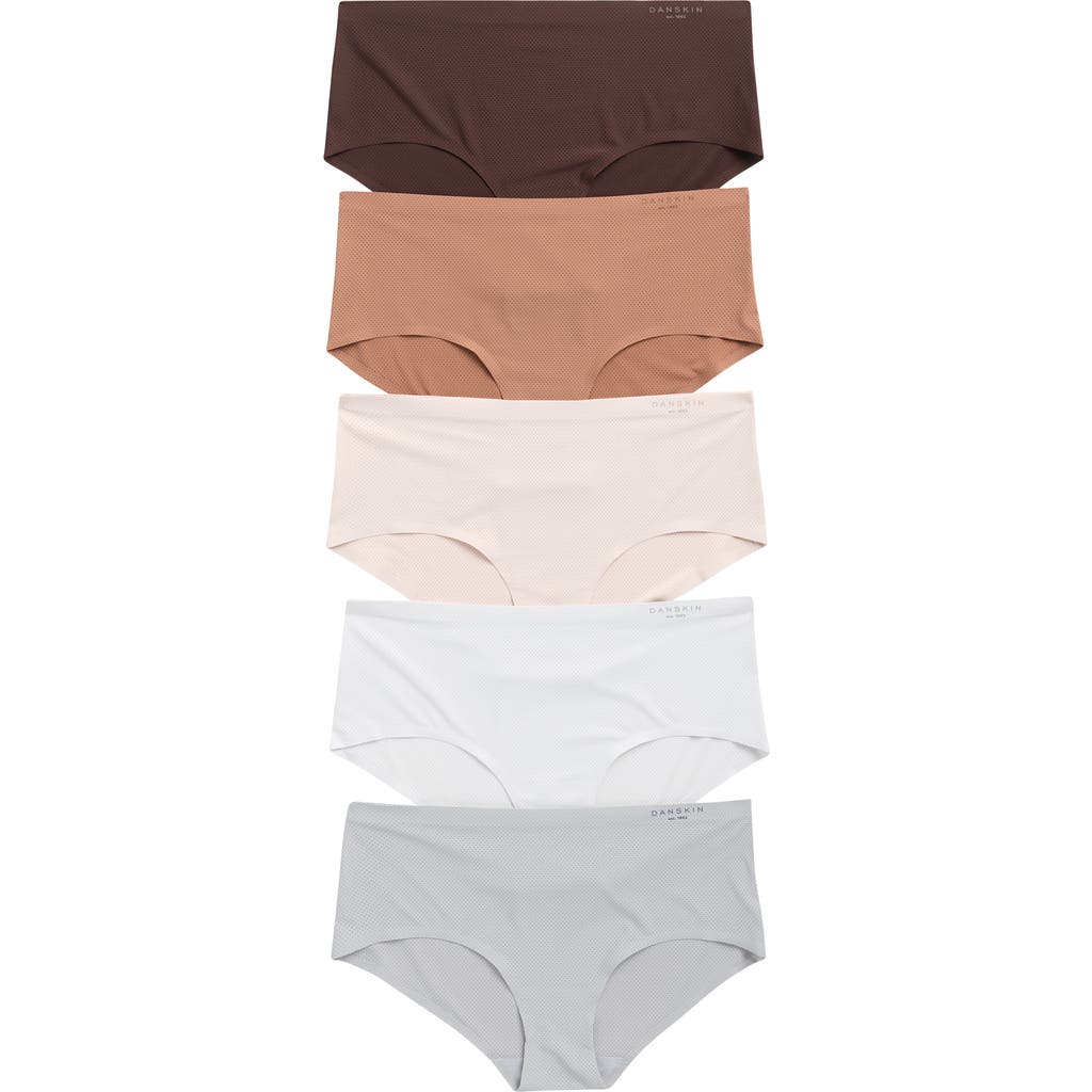 Danskin Assorted 5-pack Breathable Hipster Briefs