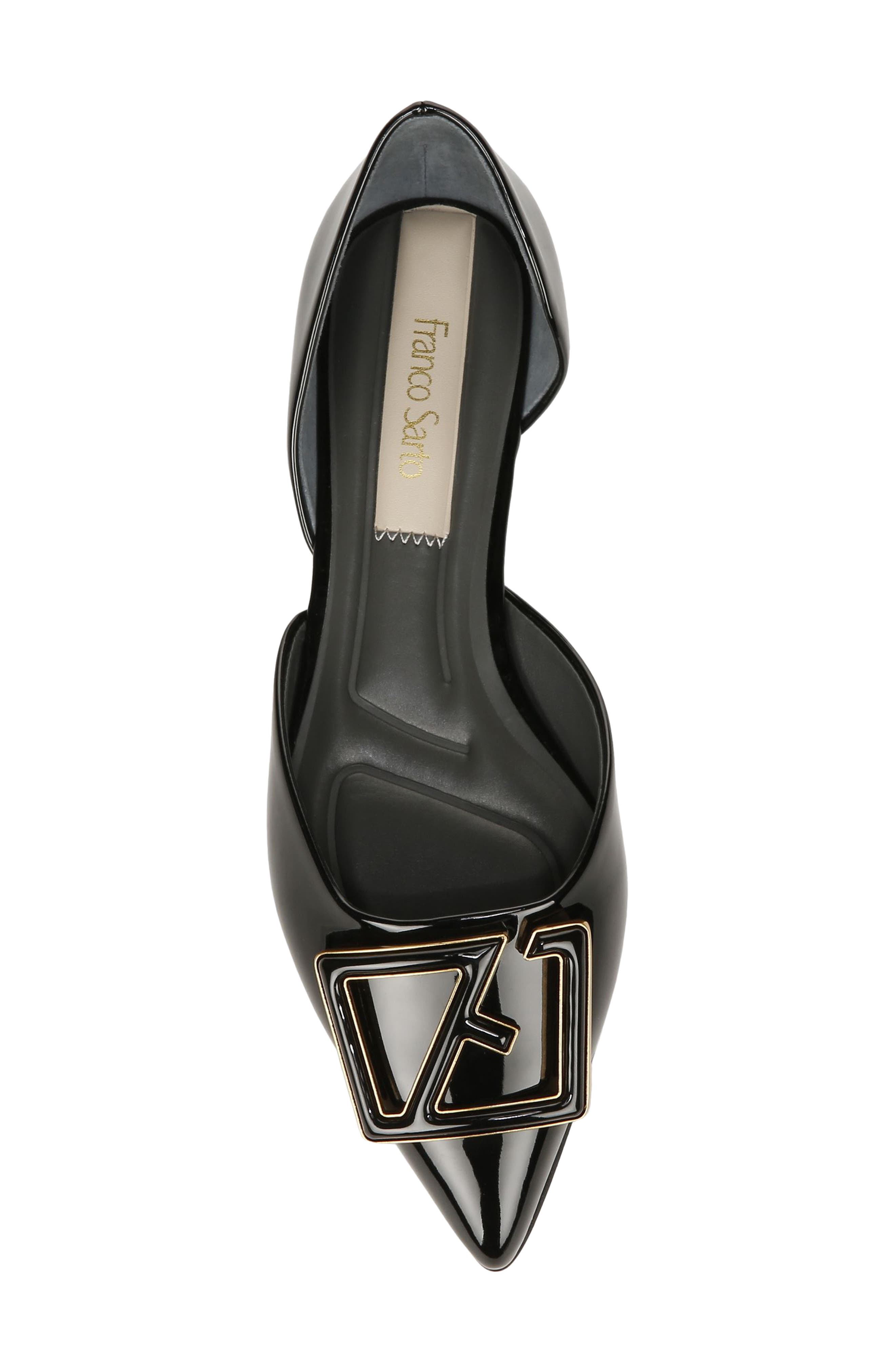 Franco Sarto Hadley Pointed Toe d'Orsay Flat, Alternate, color, 