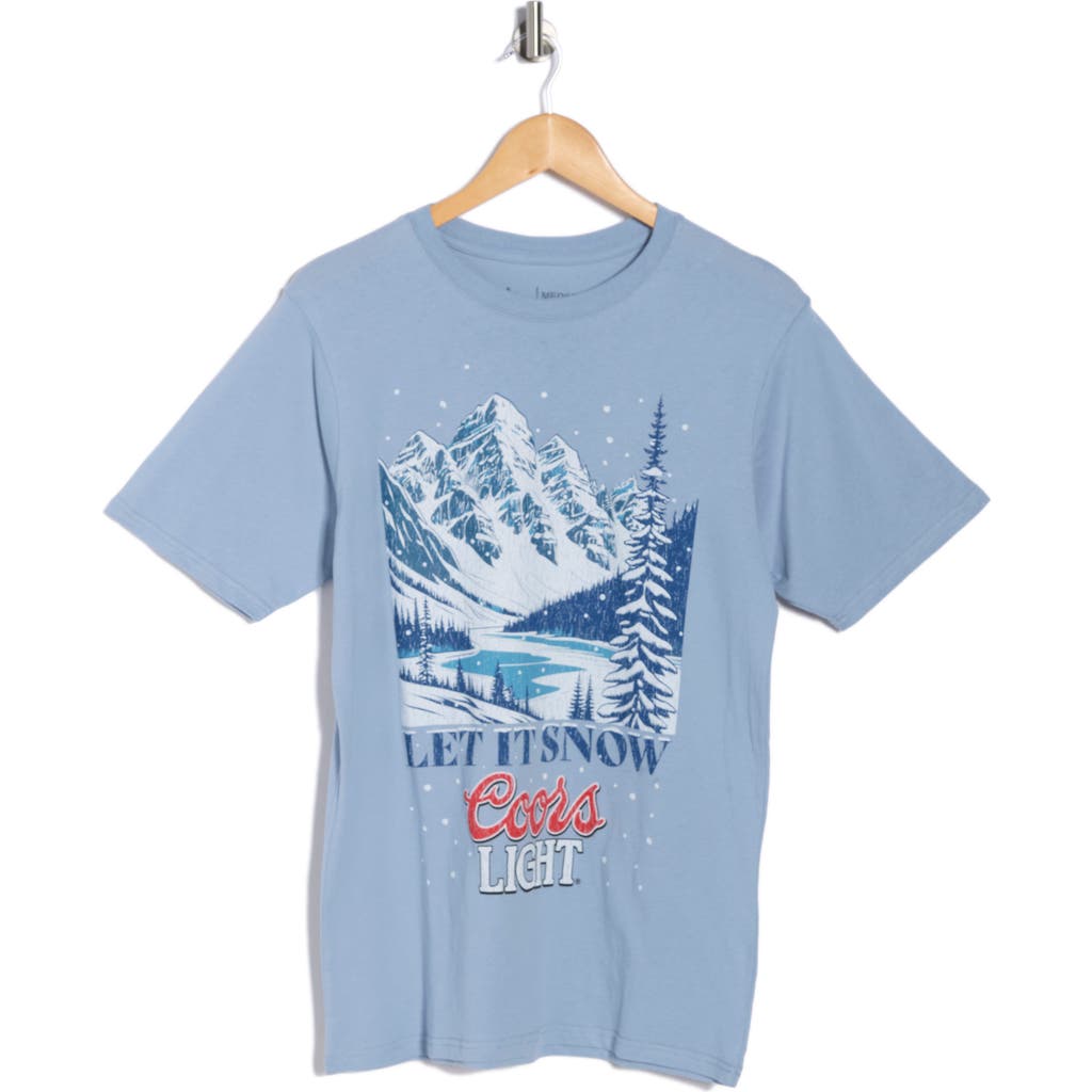 Goodie Two Sleeves Coors® Let It Snow Graphic T-shirt In Blue