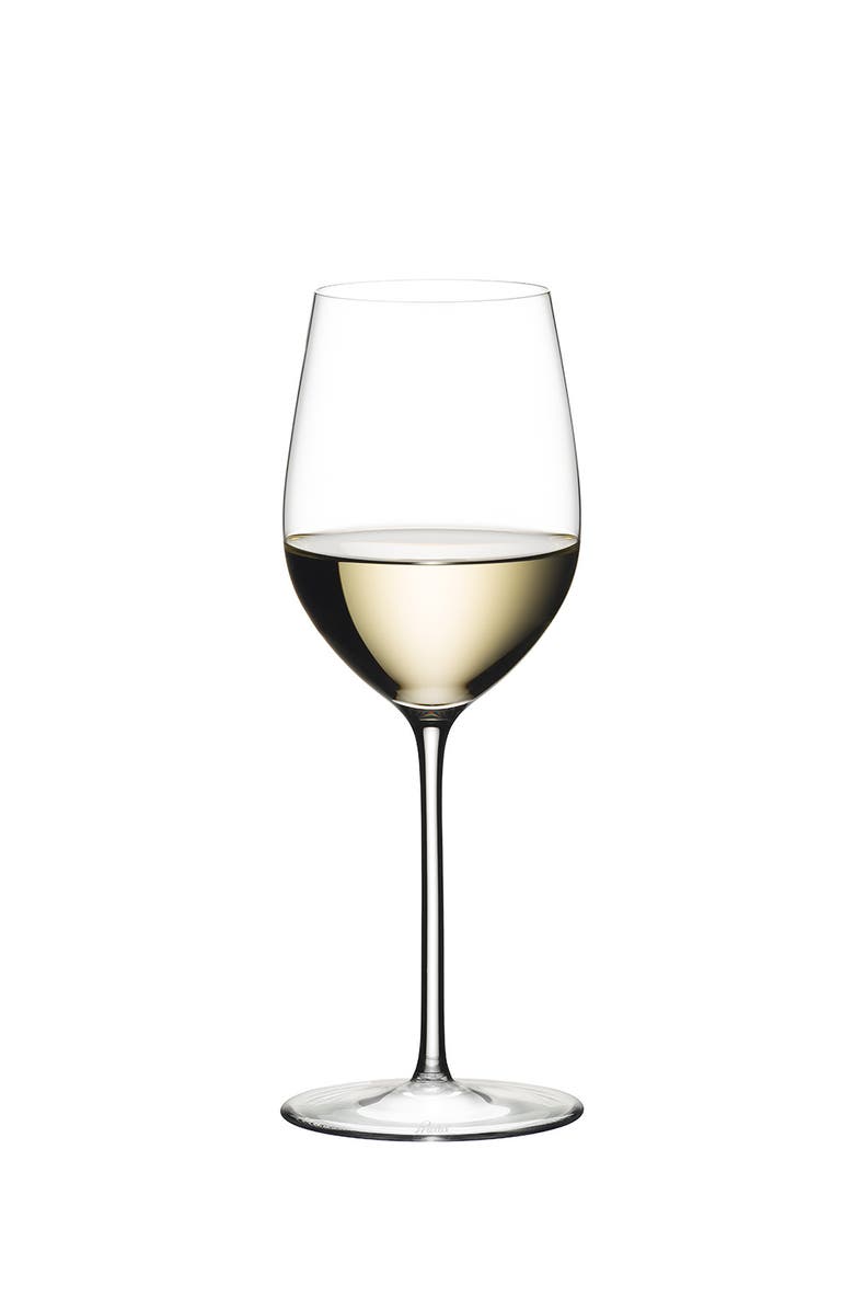 Riedel Sommeliers Chablis and Chardonnay Grand Cru Wine Glass, Single Glass, Alternate, color, Clear