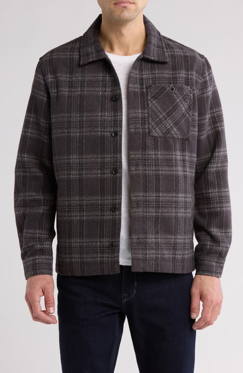 Plaid Flannel Shirt Jacket