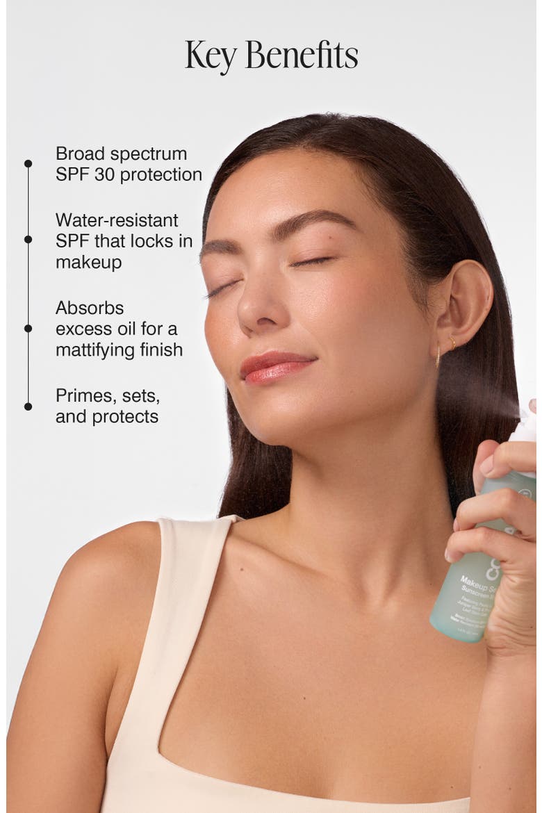 Suncare Classic Face Makeup Setting Spray SPF30, Alternate, color, NO COLOR