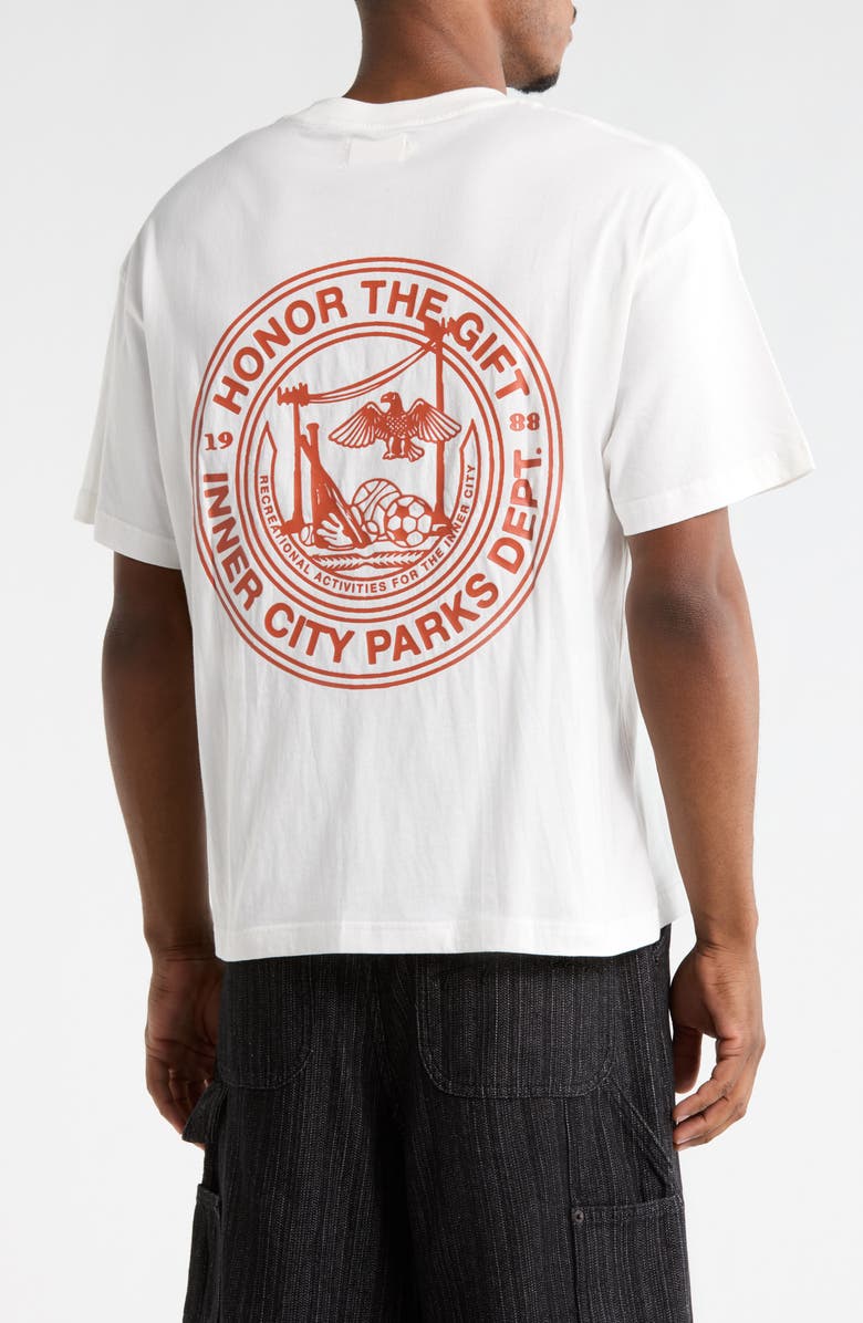 HONOR THE GIFT Inner City Parks Graphic T-Shirt, Alternate, color, White