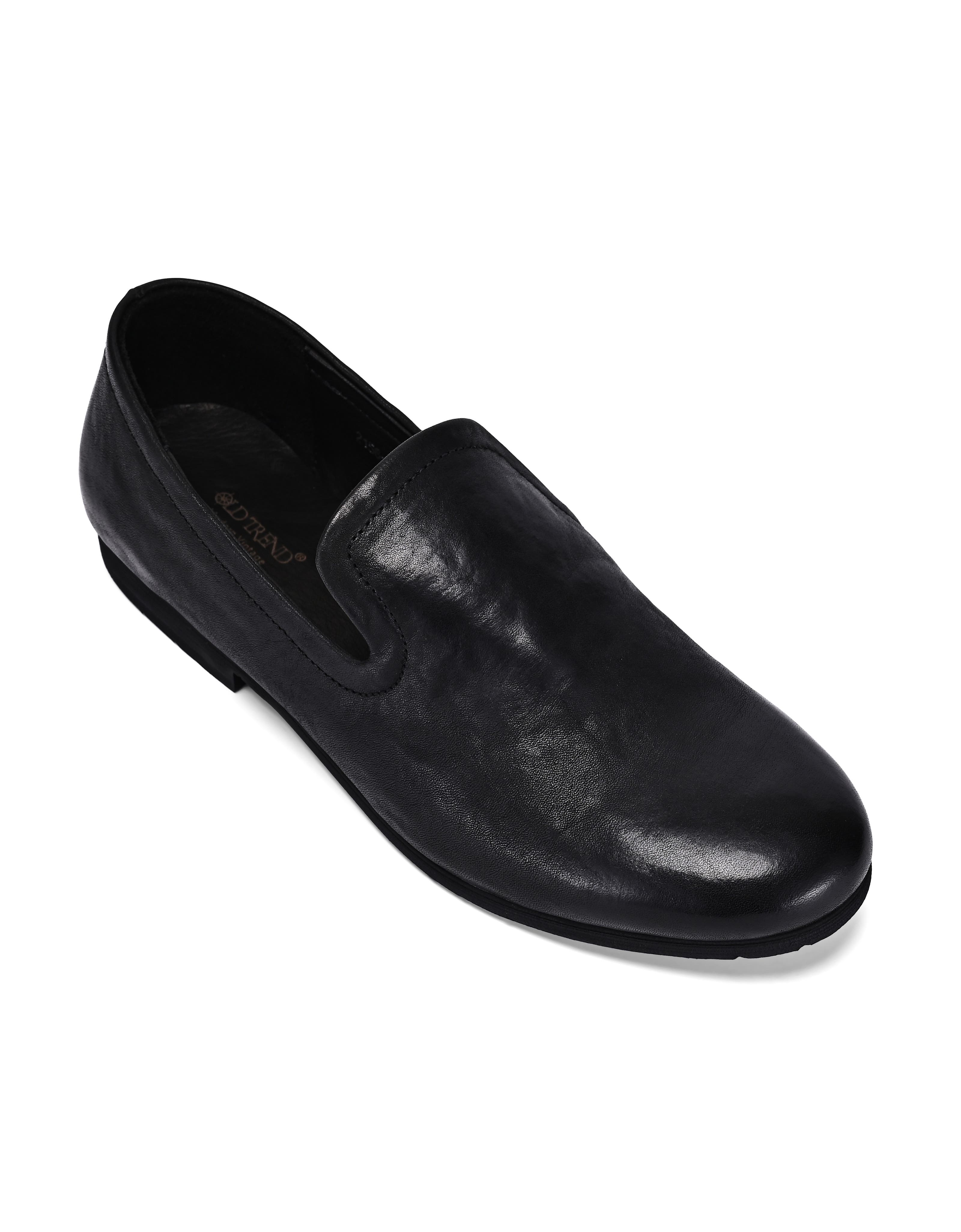 OLD TREND Heritage Genuine Leather Refined Comfort Slip On Loafer, Main, color, Black