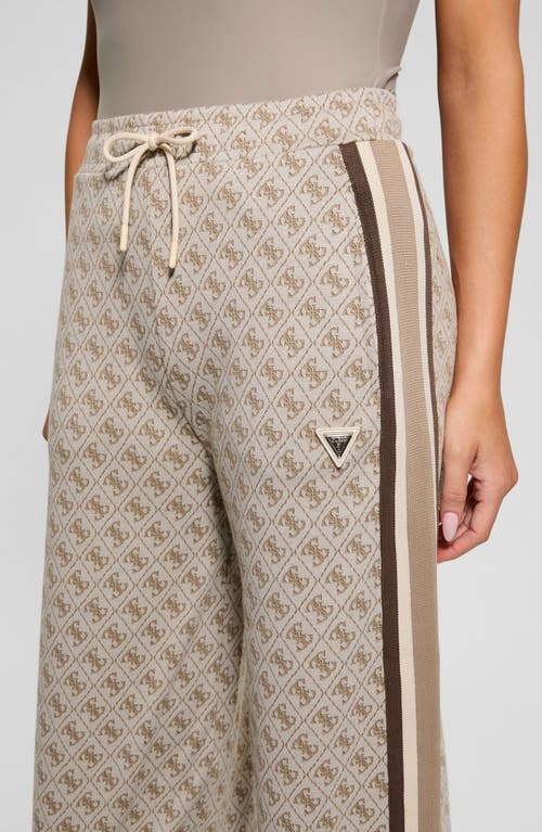 Guess Jean Logo Straight Leg Drawstring Pants