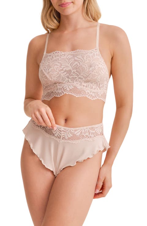 Purely Yours Lace Bralette & Boyshorts Set