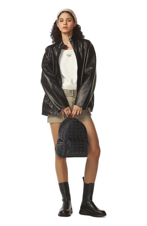 Stark Side Studs Backpack in Visetos